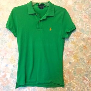 Green Ralph Lauren Skinny Polo
